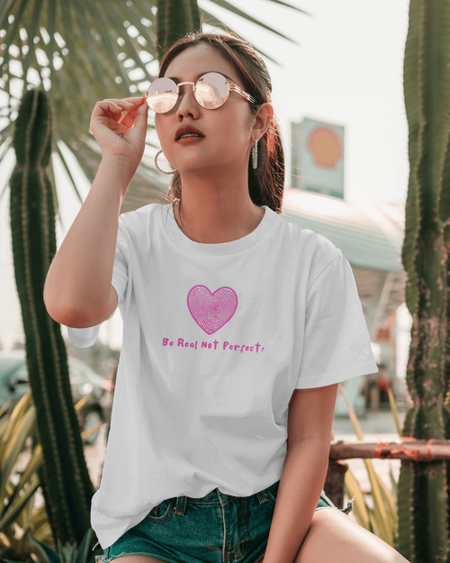 "Be Real " Women's Classic White T-Shirt