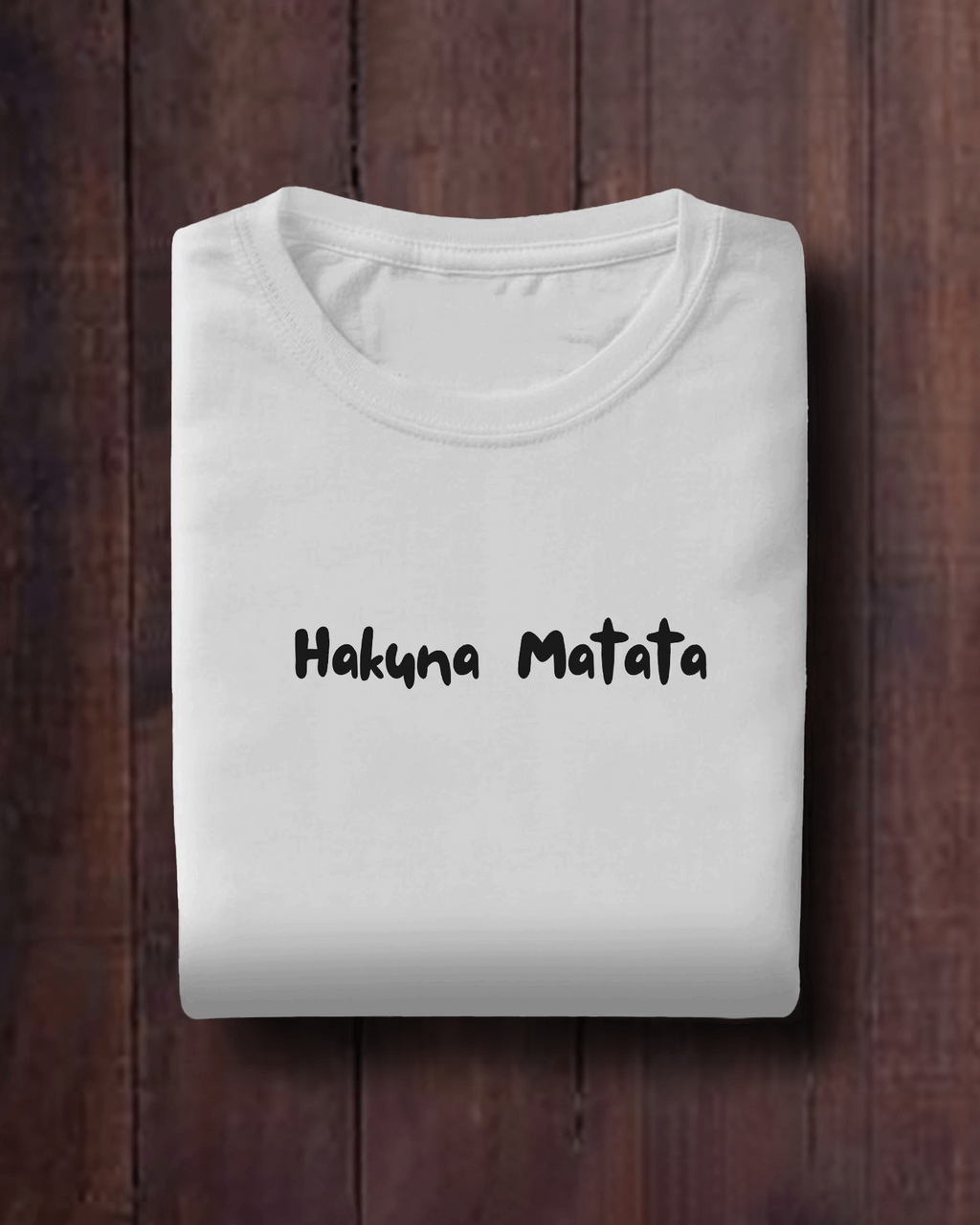 Women's Hakuna Matata White Graphic Tshirt